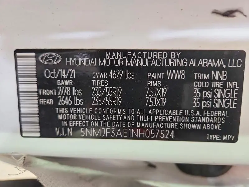 2022 HYUNDAI TUCSON SEL  