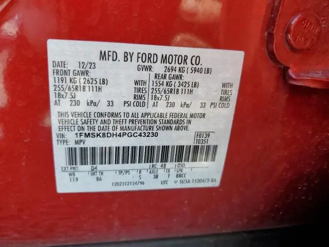 2023 FORD EXPLORER XLT  