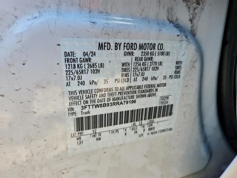 2024 FORD MAVERICK XL  