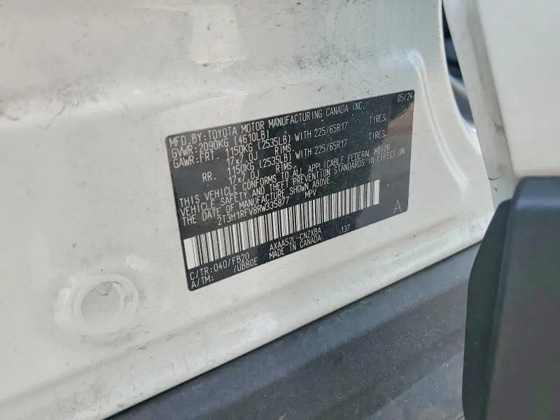 2024 TOYOTA RAV4 LE  