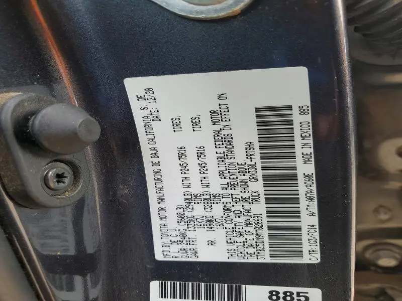 2021 TOYOTA TACOMA SR5 V6  