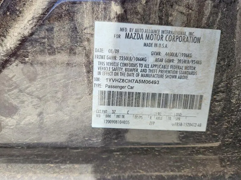 2010 MAZDA 6 I  