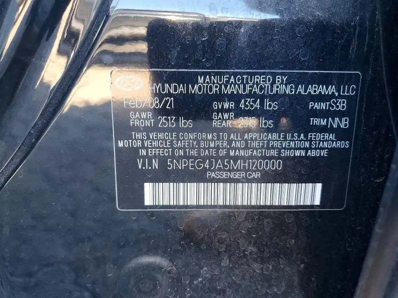 2021 HYUNDAI SONATA SE  