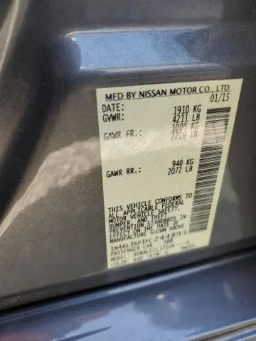 2015 NISSAN ALTIMA 2.5 SV  