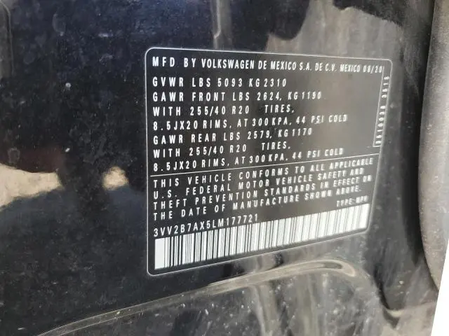 2020 VOLKSWAGEN TIGUAN SE  