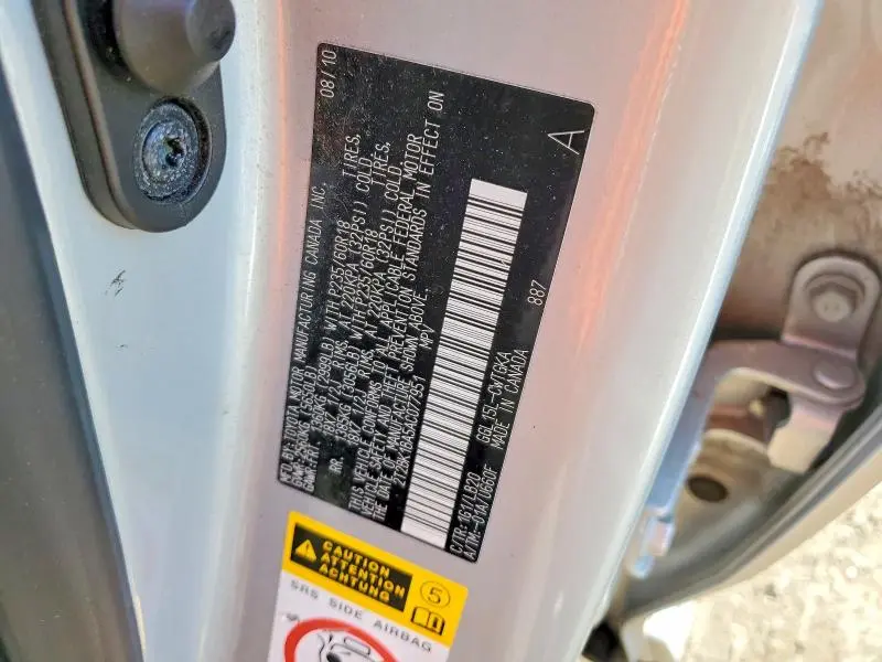 2010 LEXUS RX 350 BASE  