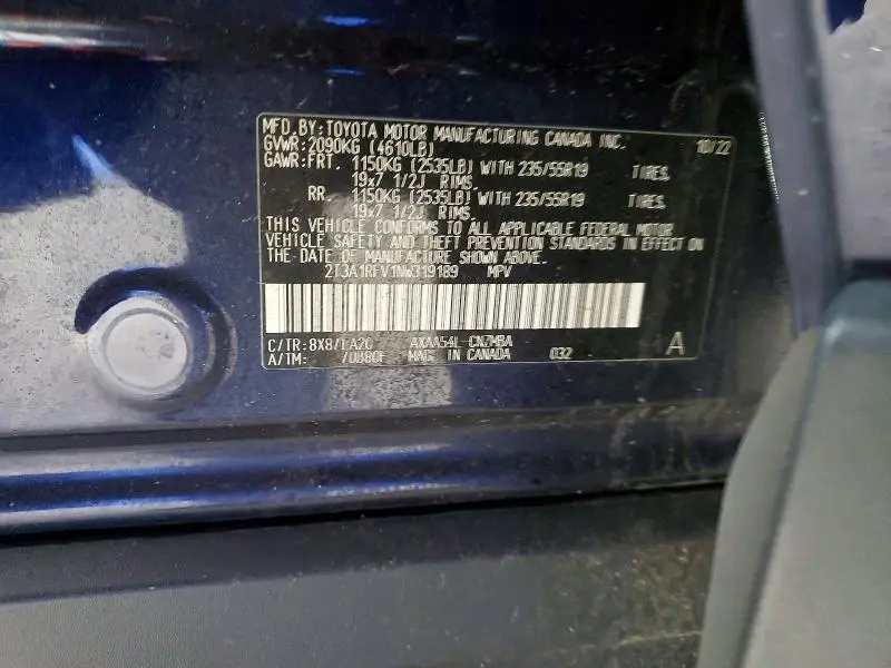 2022 TOYOTA RAV4 XLE PREMIUM  