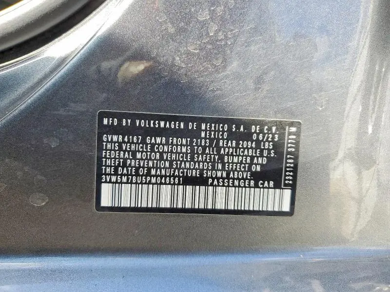 2023 VOLKSWAGEN JETTA S  