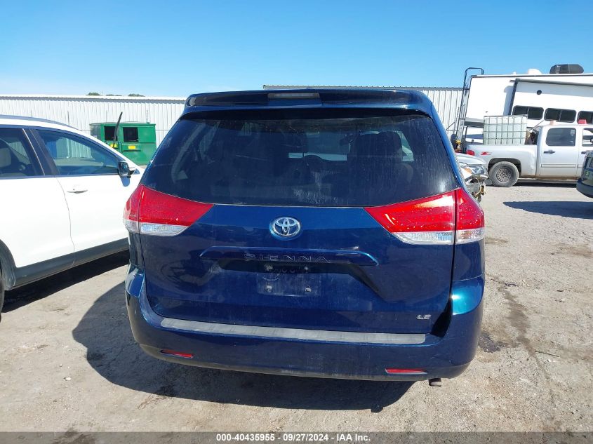 2011 TOYOTA SIENNA LE