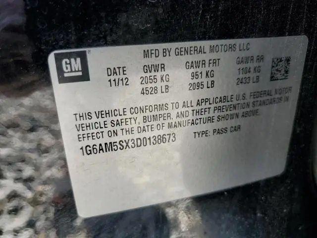 2013 CADILLAC ATS PREMIUM  