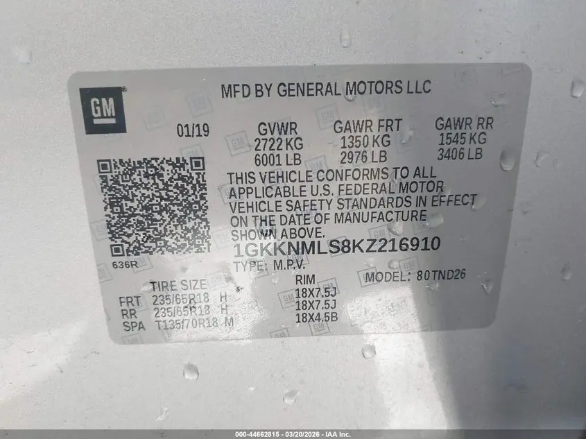 2019 GMC ACADIA SLT-1
