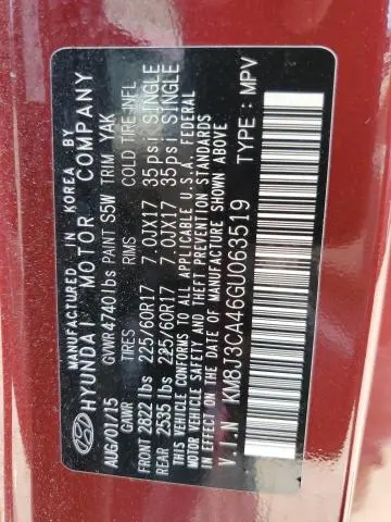 2016 HYUNDAI TUCSON LIMITED