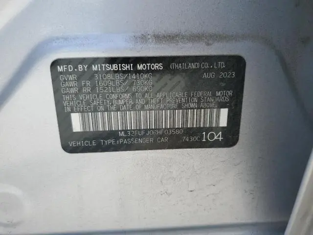 2024 MITSUBISHI MIRAGE G4 ES  