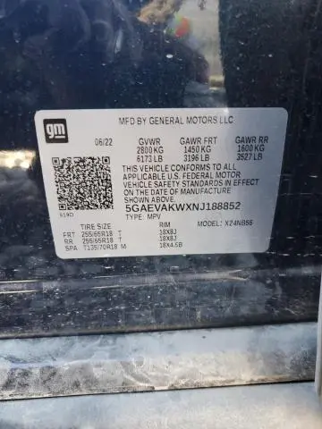 2022 BUICK ENCLAVE ESSENCE  