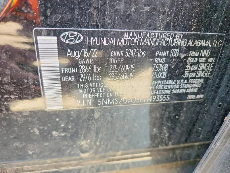 2023 HYUNDAI SANTA FE SEL  