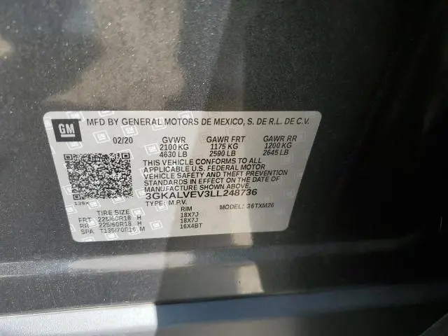 2020 GMC TERRAIN SLT  