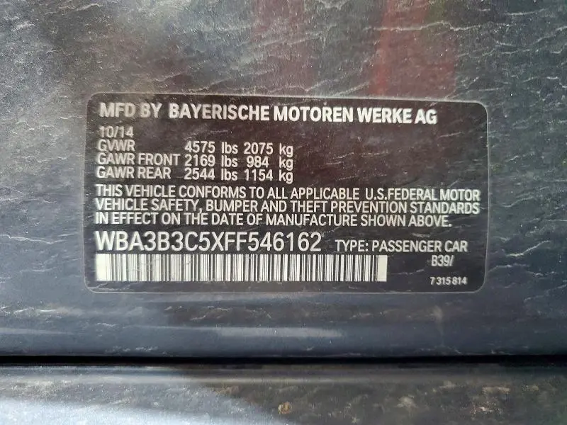 2015 BMW 328 XI  