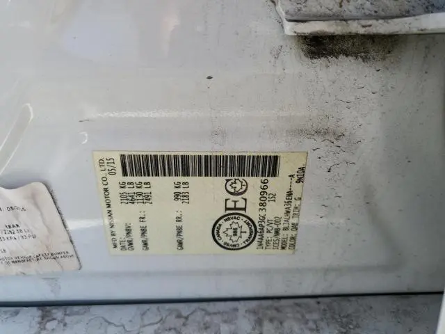 2016 NISSAN MAXIMA 3.5S  