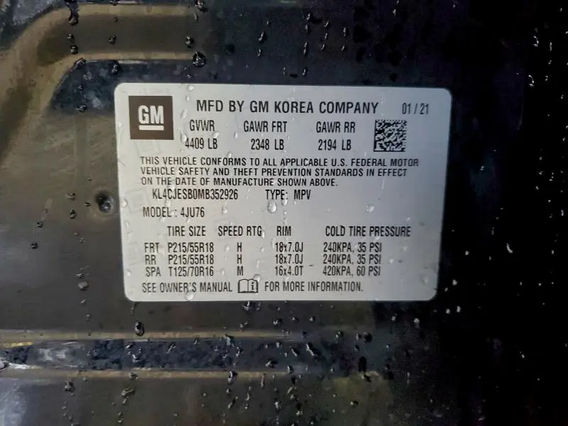 2021 BUICK ENCORE PREFERRED  