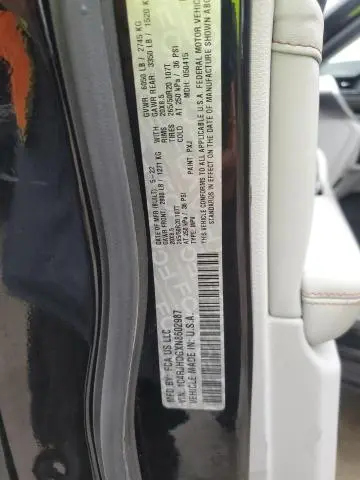 2022 JEEP GRAND CHEROKEE OVERLAND  