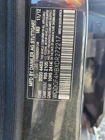 2013 MERCEDES-BENZ C 250  