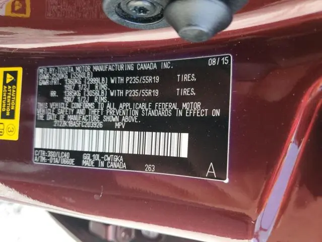 2015 LEXUS RX 350  