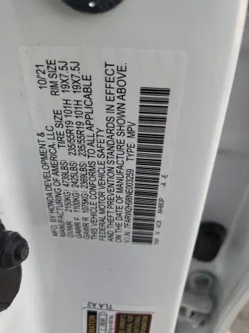 2022 HONDA CR-V TOURING  