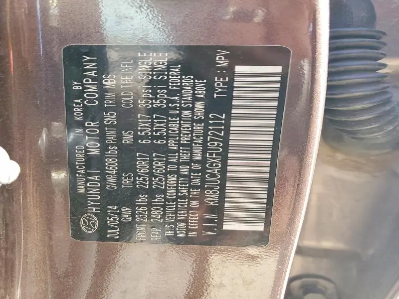 2015 HYUNDAI TUCSON SE  