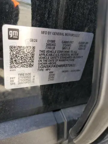 2024 CHEVROLET SUBURBAN K1500 PREMIER  