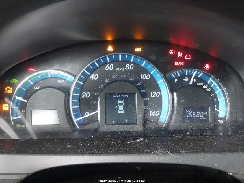 2012 TOYOTA CAMRY HYBRID XLE