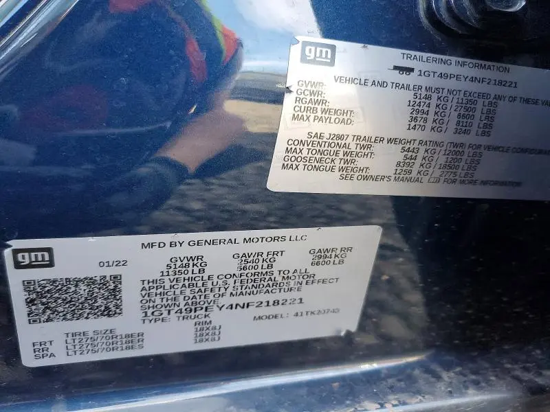 2022 GMC SIERRA K2500 AT4  