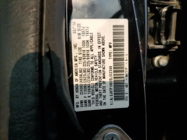 2014 HONDA CROSSTOUR EXL  