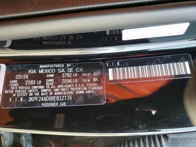 2024 KIA FORTE LX  
