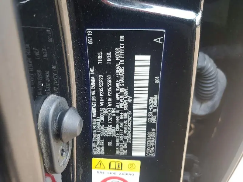 2019 LEXUS RX 350 BASE  