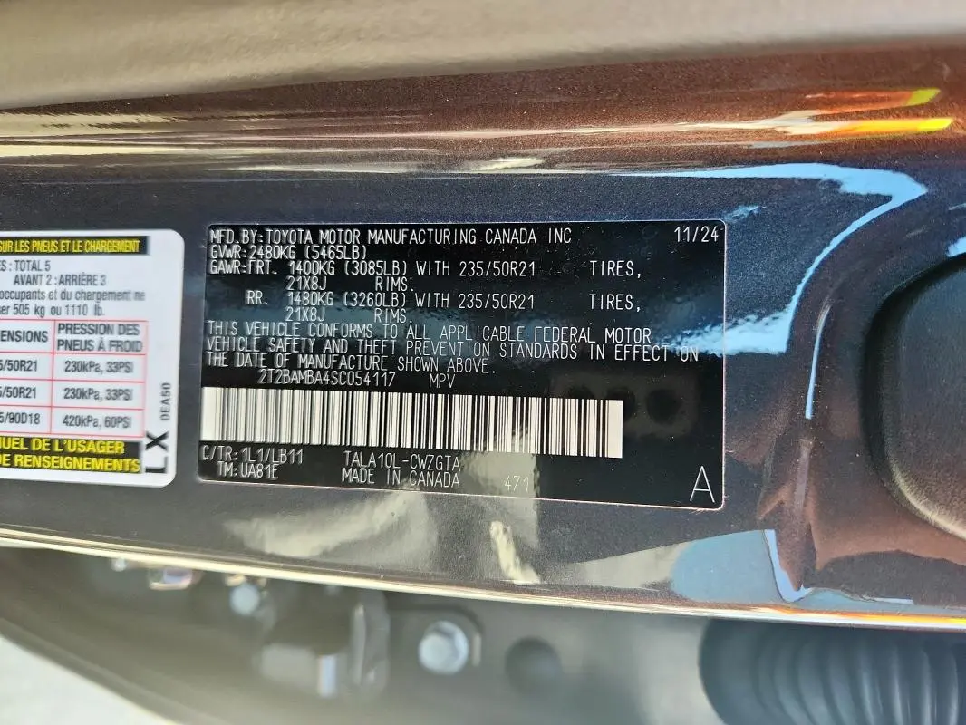 2025 LEXUS RX 350 BASE  