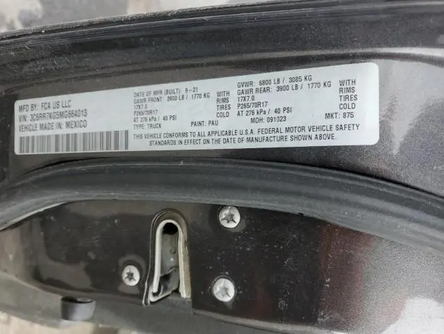 2021 RAM 1500 CLASSIC TRADESMAN