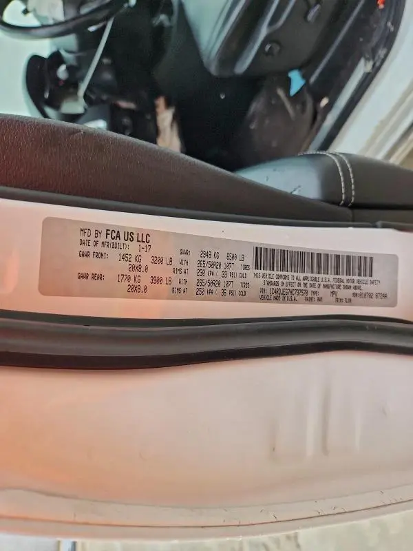 2017 DODGE DURANGO CITADEL  