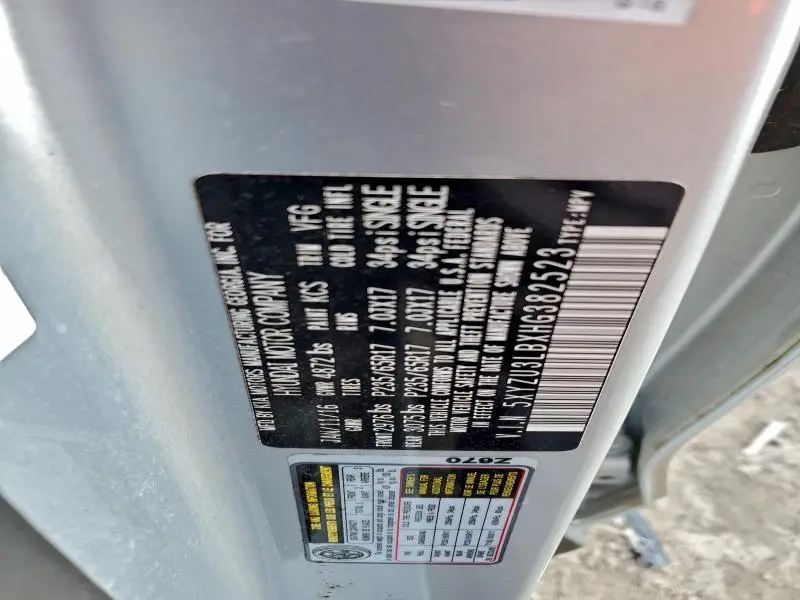 2017 HYUNDAI SANTA FE SPORT   