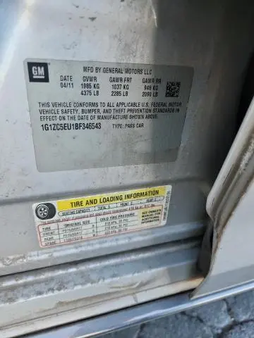 2011 CHEVROLET MALIBU 1LT  