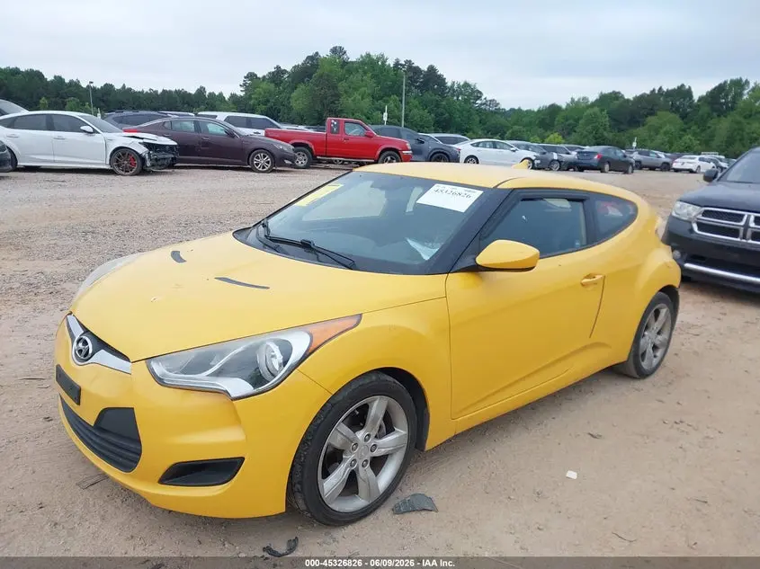 2012 HYUNDAI VELOSTER BASE W/BLACK
