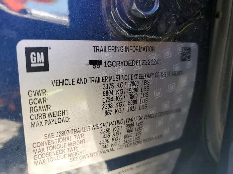 2020 CHEVROLET SILVERADO K1500 LT  