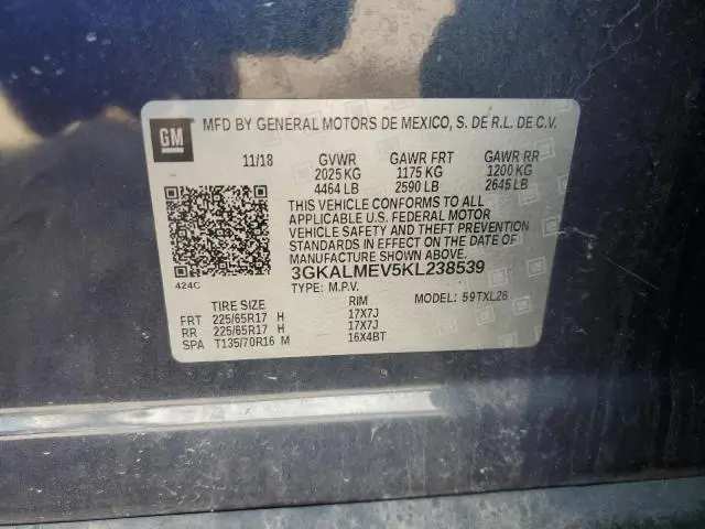 2019 GMC TERRAIN SLE  