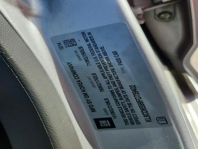 2015 CHEVROLET SPARK 1LT  