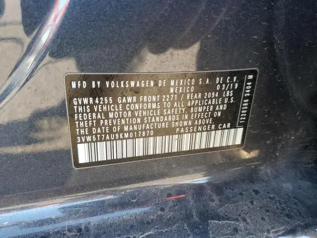 2019 VOLKSWAGEN GTI S