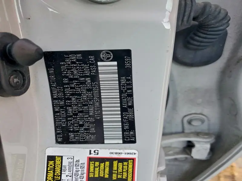 2023 TOYOTA CAMRY LE  