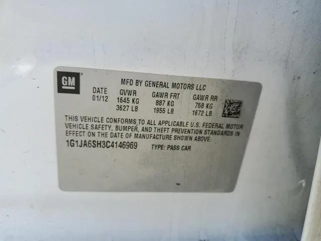 2012 CHEVROLET SONIC LS  