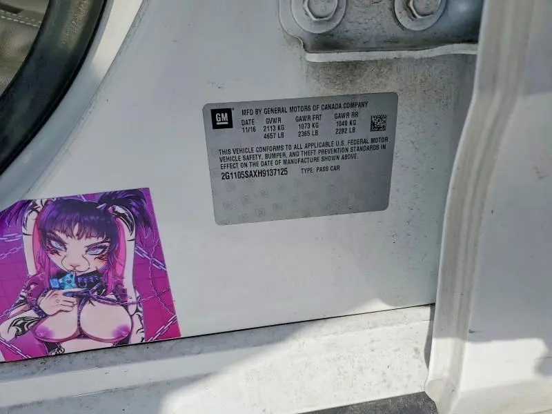 2017 CHEVROLET IMPALA LT  