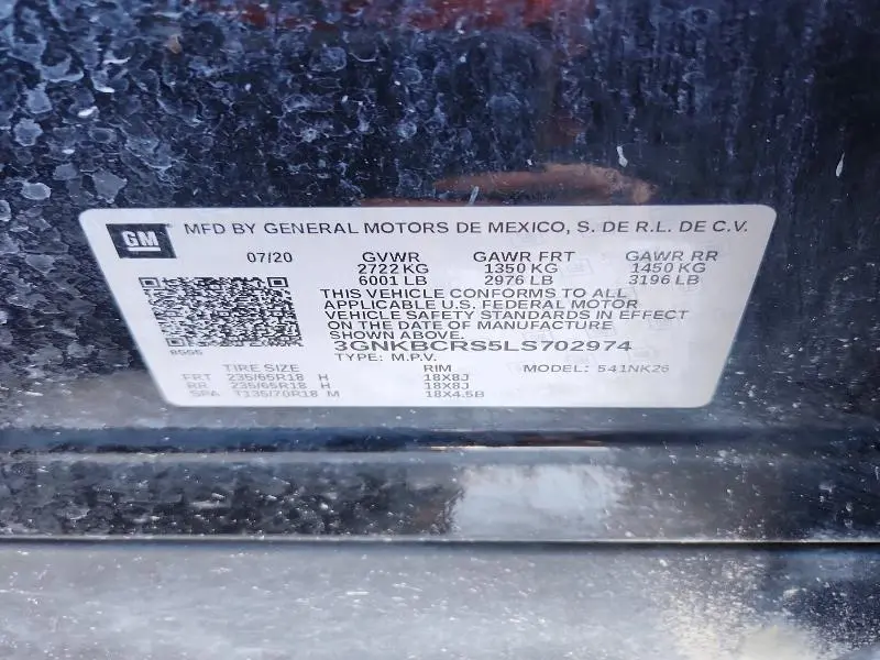 2020 CHEVROLET BLAZER 2LT  