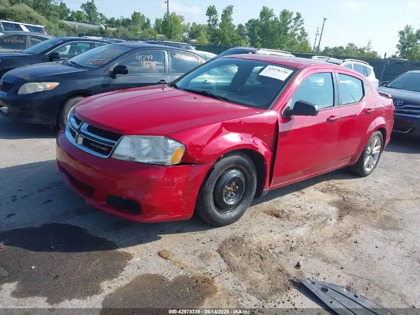 2013 DODGE AVENGER SE V6
