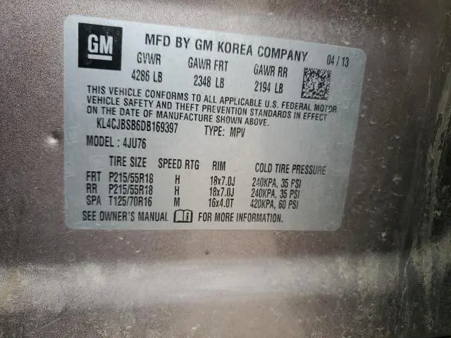 2013 BUICK ENCORE CONVENIENCE  